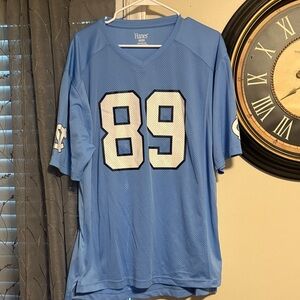 Tar Heels Light Blue Men's Jersey with Number 89